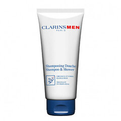 Шампунь и гель для душа для мужчин Clarins Men Shampoo & Shower 200 мл цена и информация | Шампуни | 220.lv