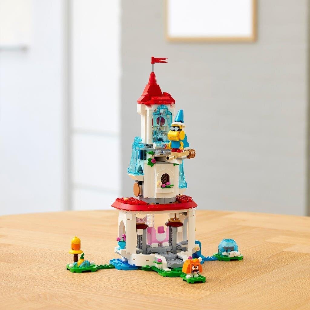 71407 LEGO® Super Kaķa-Peach tērpa un ledus torņa paplašinājuma maršruts цена и информация | Konstruktori | 220.lv