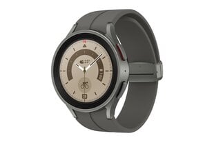 Samsung Galaxy Watch 5 Pro (LTE,45mm), Titanium SM-R925FZTAEUE цена и информация | Смарт-часы (smartwatch) | 220.lv