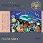 TREFL koka puzle Zemūdens pasaule, 500+1 detaļa cena un informācija | Puzles, 3D puzles | 220.lv