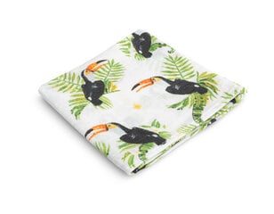 Sensillo autiņbiksīte balta, toucan, 70x80 cena un informācija | Pārtinamās virsmas un autiņi | 220.lv