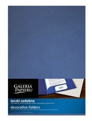 Mape A4, 10 gab., metāliska-tumši zila cena un informācija | Kancelejas preces | 220.lv