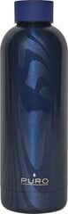 Термос Puro Hot&Cold, 0,5 л, темно-синий цвет цена и информация | Термосы, термокружки | 220.lv
