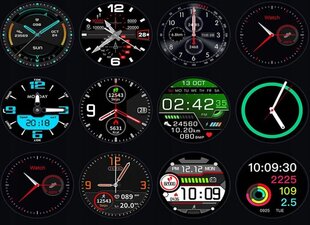 Microwear L13 Black цена и информация | Смарт-часы (smartwatch) | 220.lv