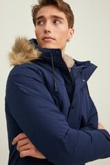 Jack&Jones vīriešu jaka 200g 1221194803, zilā krāsā цена и информация | Мужские куртки | 220.lv