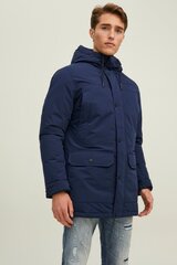 Мужская парка Jack & Jones 200g 12211948*03, тёмно-синяя цена и информация | Мужские куртки | 220.lv