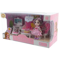 Игрушечная гостиная и кукла Milya цена и информация | Игрушки для девочек | 220.lv