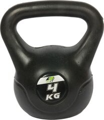 Гиря Eb Fit 4 кг, черный цена и информация | Гантели, штанги, гири | 220.lv