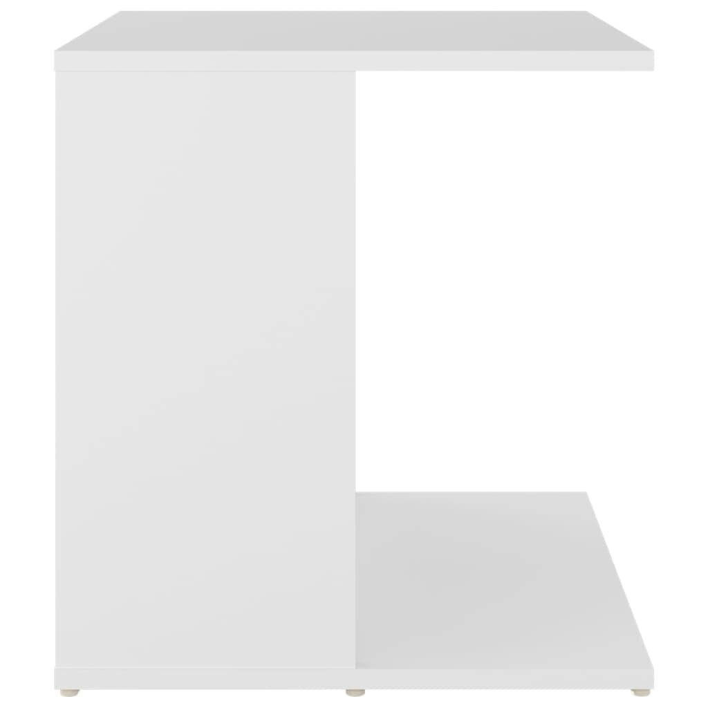 vidaXL galdiņš, balts, 45x45x48 cm, skaidu plāksne цена и информация | Žurnālgaldiņi | 220.lv