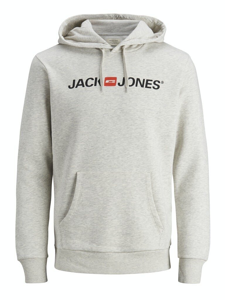 JACK & JONES vīriešu sporta krekls 12137054*02, helehall 5713738735216 цена и информация | Vīriešu jakas | 220.lv