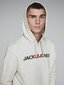 JACK & JONES vīriešu sporta krekls 12137054*02, helehall 5713738735216 цена и информация | Vīriešu jakas | 220.lv