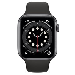 Apple Watch Series 6 44mm Space Gray Aluminum cena un informācija | Viedpulksteņi (smartwatch) | 220.lv