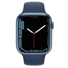 Apple Watch Series 7 45mm GPS, синий (подержанный, состояние A) цена и информация | Смарт-часы (smartwatch) | 220.lv