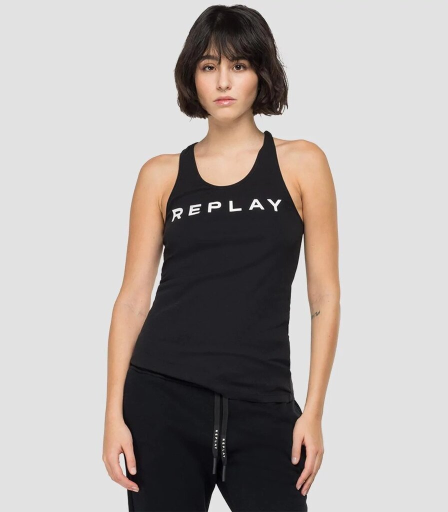 Replay T-krekls sievietēm, melns цена и информация | T-krekli sievietēm | 220.lv