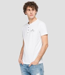 Vīriešu T-krekls Replay, balts cena un informācija | Vīriešu T-krekli | 220.lv