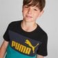 Puma bērnu T-krekls 846127*27, tumši pelēks/aqua 4064537631966 cena un informācija | Zēnu krekli | 220.lv