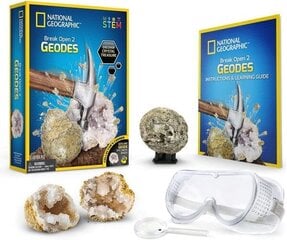 Научный набор National Geographic Break Your Own Geode, RTNGGEO2 цена и информация | Развивающие игрушки | 220.lv