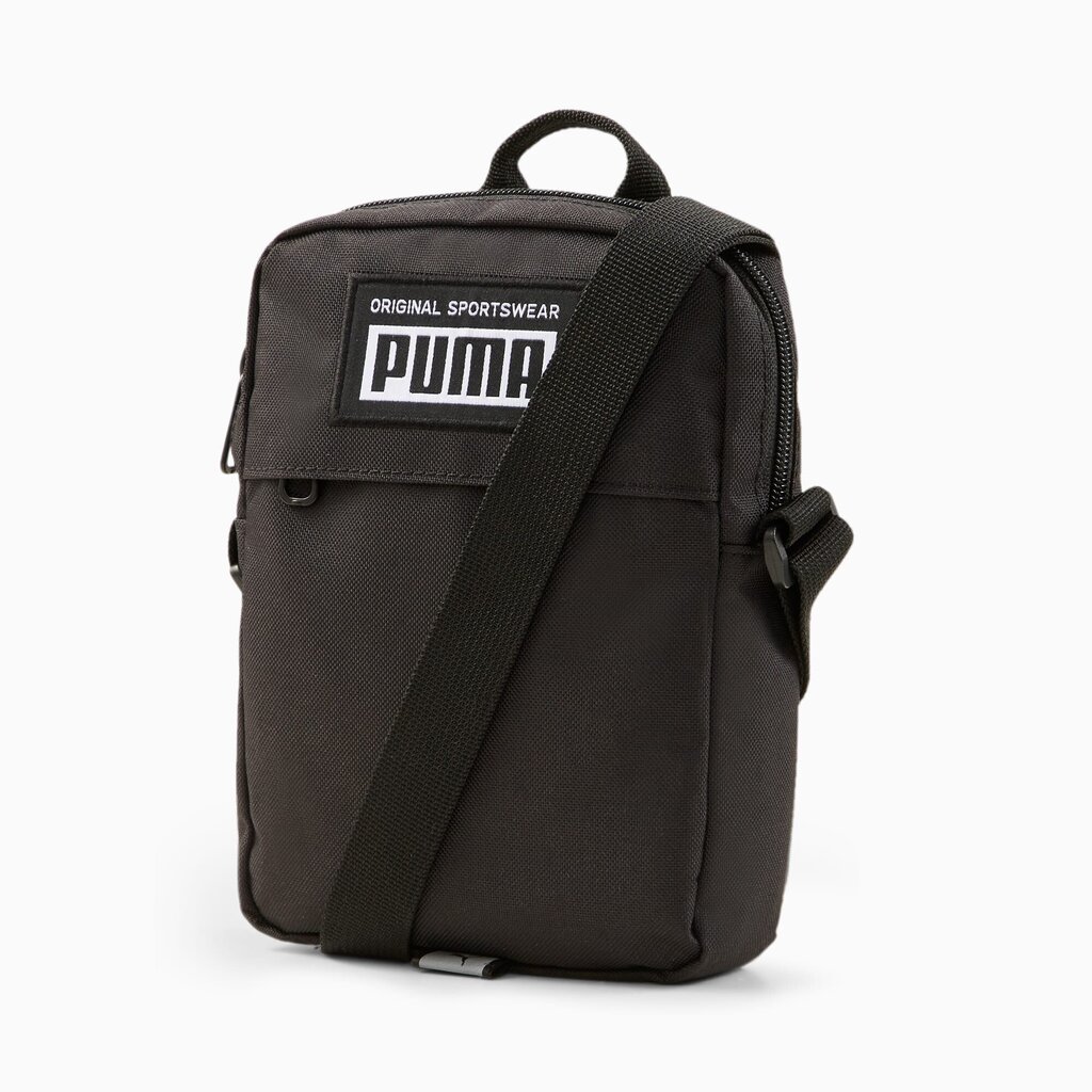 Soma vīriešiem pāri plecam Puma Academy Portable, Black цена и информация | Vīriešu somas | 220.lv