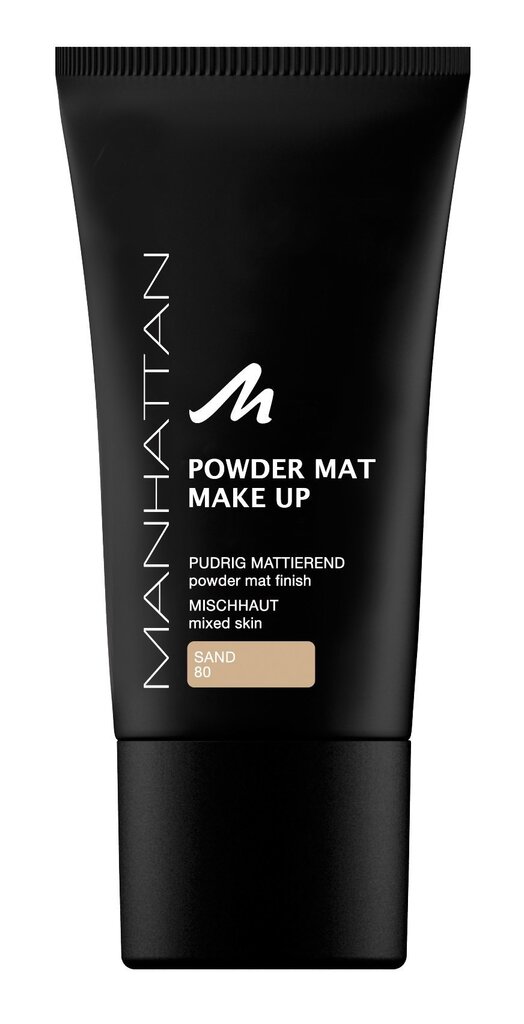 Krēmpūderis Manhattan Powder Mat 30 ml, 80 Sand cena un informācija | Grima bāzes, tonālie krēmi, pūderi | 220.lv