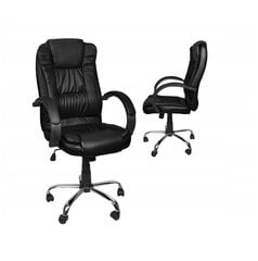 Biroja krēsls Chrome Tilt, melna цена и информация | Офисные кресла | 220.lv