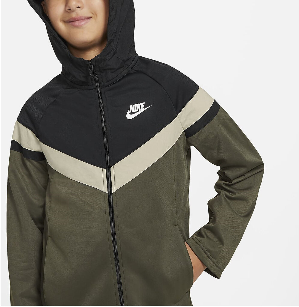 Nike Sporta Tērpi U Nsw Poly Wvn Ovrly Green CU9202 325 CU9202 325/L cena un informācija | Komplekti zēniem | 220.lv