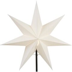 Papīra zvaigzne balta 54x54cm Frozen 231-94 cena un informācija | Ziemassvētku dekorācijas | 220.lv