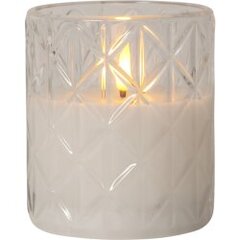 LED Pillar Candle Flamme Romb цена и информация | Подсвечники, свечи | 220.lv