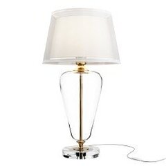 Galda lampa Maytoni Table &amp;amp; Floor kolekcija stikla 1xE27 Z005TL-01BS цена и информация | Настольные лампы | 220.lv