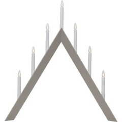Koka svečturis trijstūrveida bē&scaron;s 21W 60x64,5cm Arrow 219-86 cena un informācija | Ziemassvētku dekorācijas | 220.lv