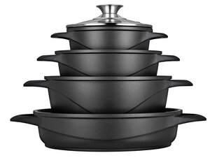 Smile MGK-17 soup pot Black Aluminium цена и информация | Кастрюли, скороварки | 220.lv