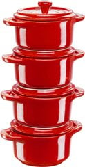 STAUB Set of 4 Ceramic Pots Gift Giving цена и информация | Кастрюли, скороварки | 220.lv