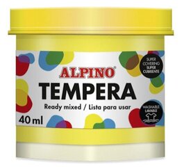 Guaša (tempera) ALPINO, 40 ml, dzeltena cena un informācija | Modelēšanas un zīmēšanas piederumi | 220.lv