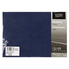 Конверты C5 Pearl, 150 г, 10 шт., темно-синие цена и информация | Канцелярия | 220.lv