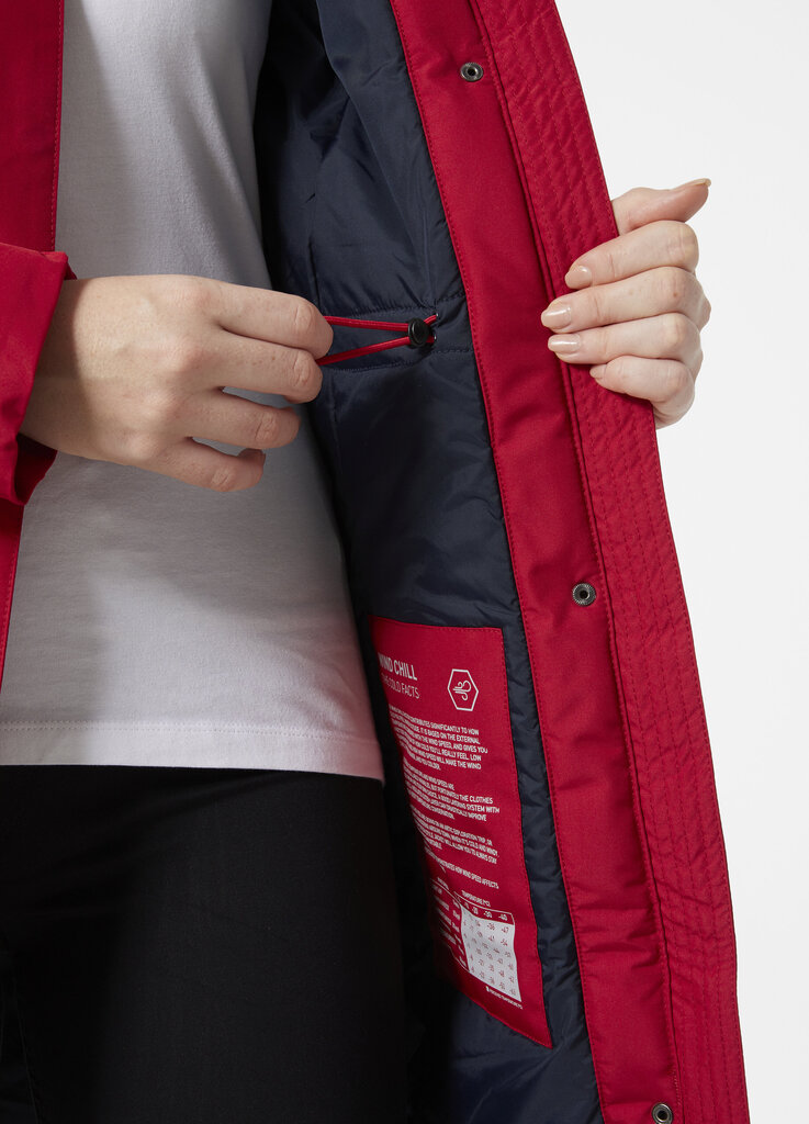 Helly Hansen sieviešu parka MAYEN, sarkana цена и информация | Sieviešu virsjakas | 220.lv