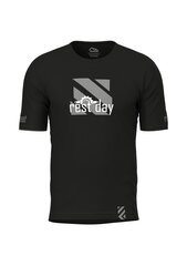 Летняя футболка Rest Day - Black Casual цена и информация | Мужские футболки | 220.lv