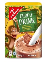 Kakao pulveris Choco Drink GUT & GUNSTIG 800g cena un informācija | Kafija, kakao | 220.lv