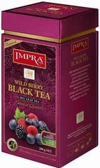 Melnā tēja IMPRA WILDBERRY BLACK TEA Box 200g cena un informācija | Tēja | 220.lv
