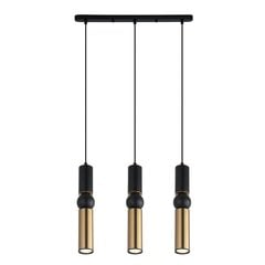 Piekaramā lampa PND-14290-3A-BK-BRO cena un informācija | Lustras | 220.lv