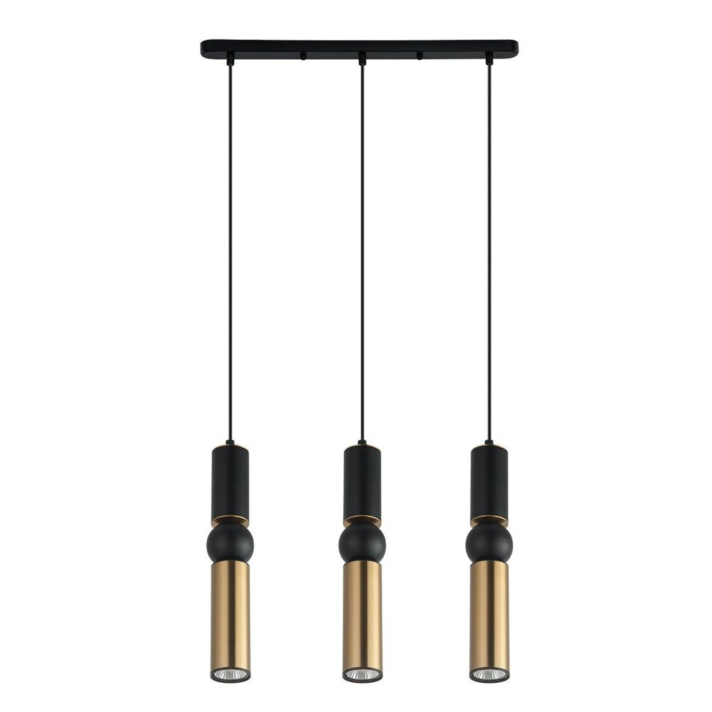 Piekaramā lampa PND-14290-3A-BK-BRO cena un informācija | Lustras | 220.lv