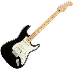 Fender Player Stratocaster HSS MF elektriskā ģitāra (Melna) cena un informācija | Ģitāras | 220.lv