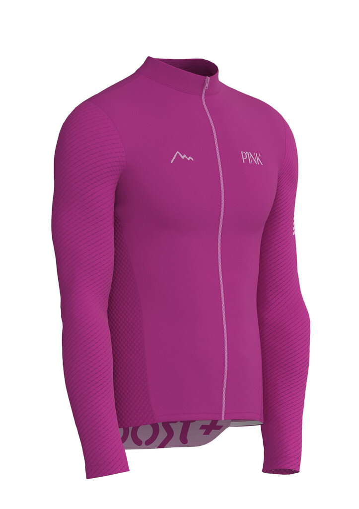 Riteņbraukšanas T-krekls ar garām piedurknēm Pink Boost+ 2.0 cena un informācija | Velo apģērbs | 220.lv