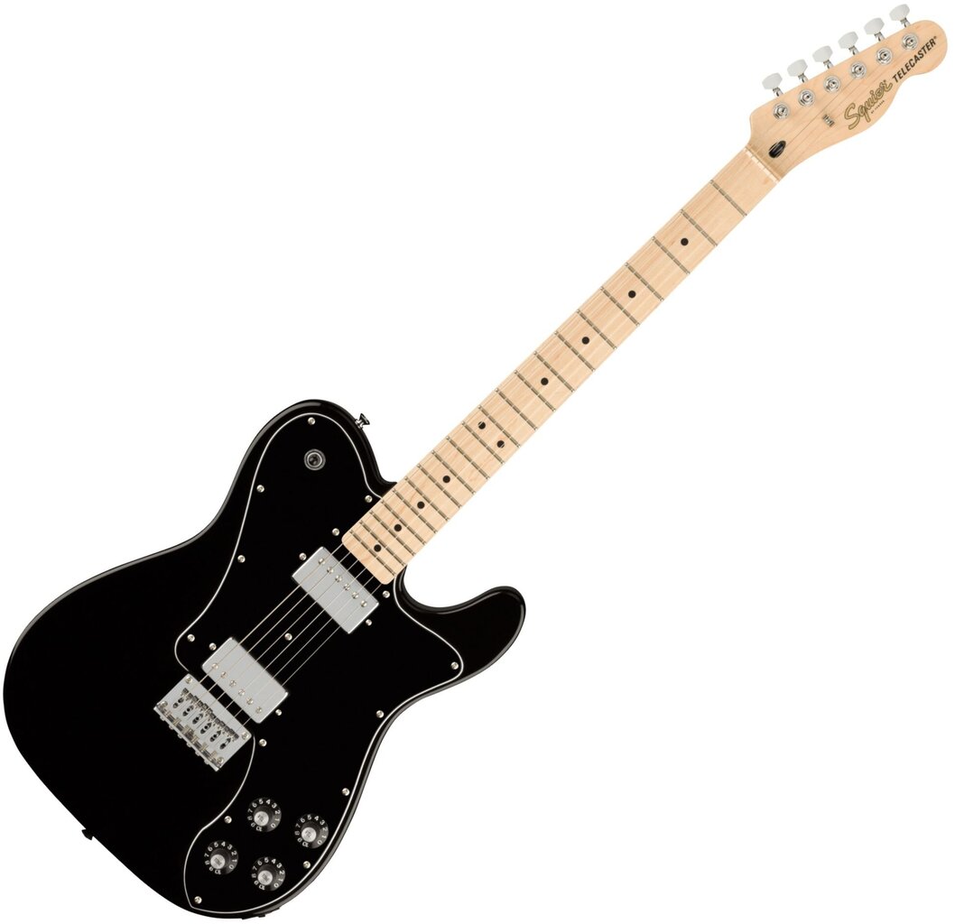 Fender Affinity Series Telecaster Deluxe MF elektriskā ģitāra (Melna) cena un informācija | Ģitāras | 220.lv