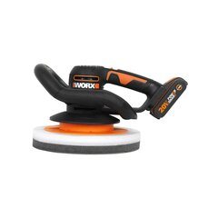 WORX WX856 Cordless polisher 254 mm 20V 2Ah Black, Orange цена и информация | Шлифовальные машины | 220.lv