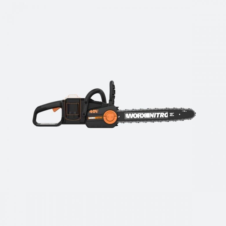 CHAINSAW 2X20V WITHOUT BATTERY AND CHARGER WORX WG385E cena un informācija | Motorzāģi | 220.lv