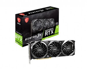 MSI GeForce RTX 3060 VENTUS 3X 12G OC NVIDIA 12 GB GDDR6 цена и информация | Видеокарты (GPU) | 220.lv