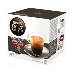 Kafijas kapsulas Nescafé Dolce Gusto 60924 Espresso Intenso Decaffeinato (16 gab.) cena un informācija | Kafija, kakao | 220.lv