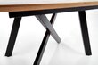 Izvelkamais galds Halmar Capital 2, brūns/melns cena un informācija | Virtuves galdi, ēdamgaldi | 220.lv