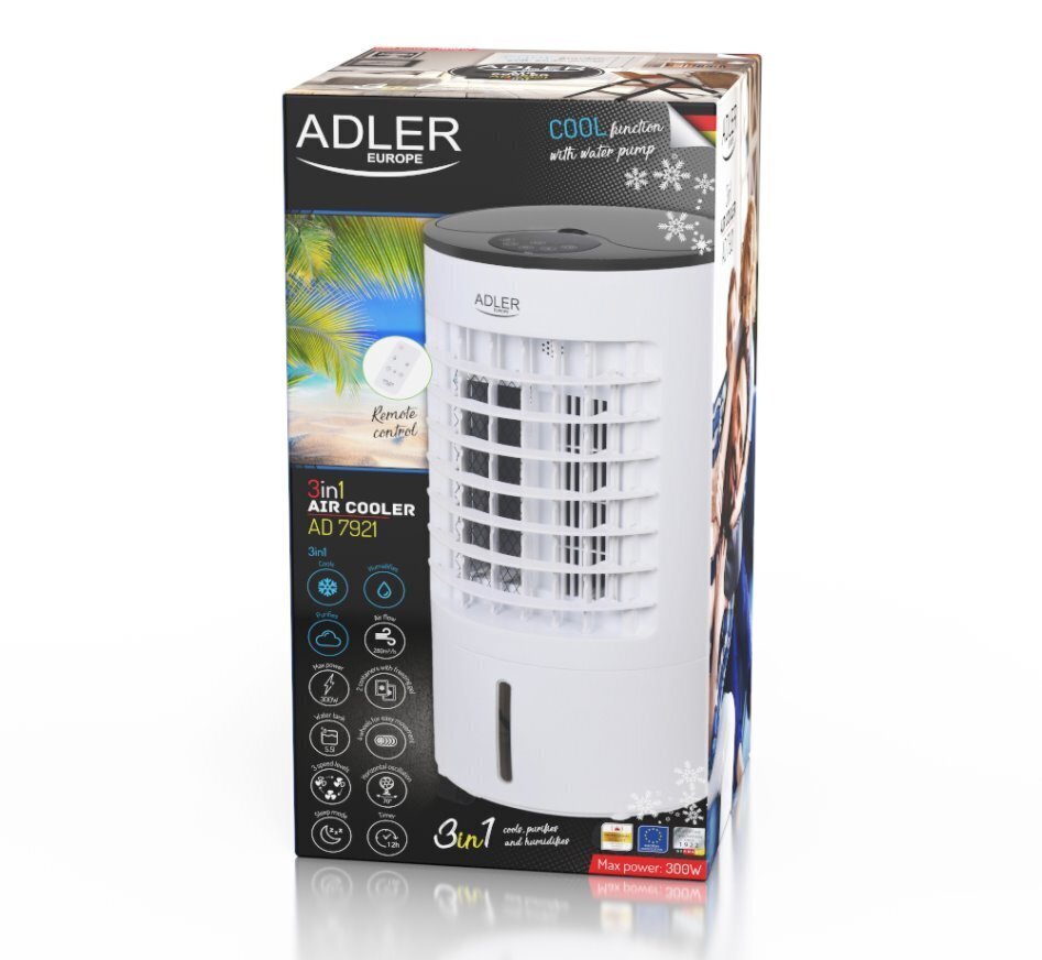 Gaisa kondicionētājs Adler AD 7921 3in1 cena un informācija | Gaisa kondicionieri, siltumsūkņi, rekuperatori | 220.lv