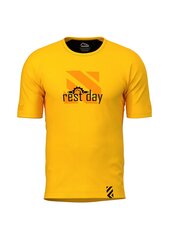 Летняя футболка Rest Day - Yellow Casual цена и информация | Мужские футболки | 220.lv