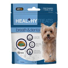 MC SUŅU GARDUMS HEALTHY TREATS BREATH & DENTAL 70G цена и информация | Лакомства для собак | 220.lv